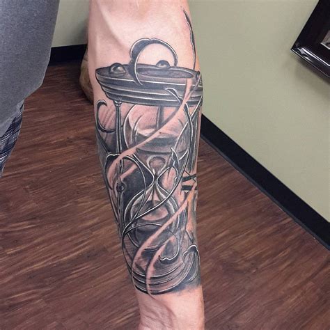 time is money hourglass tattoo|85+ Best Hourglass Tattoo Designs and Meanings